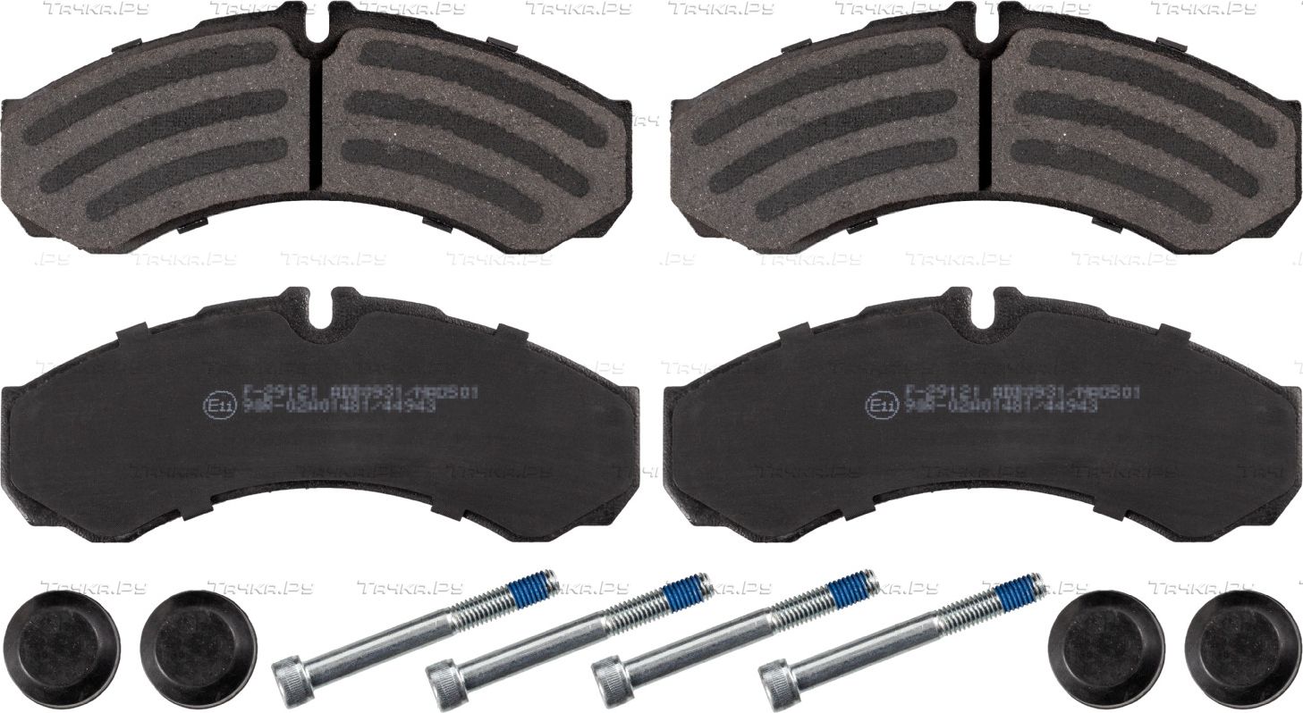 Тормозные колодки Febi Bilstein передние/задние для IVECO Daily V 2011-2014. Артикул 16704