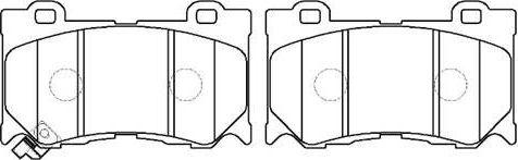 Тормозные колодки HSB. Артикул HP5248