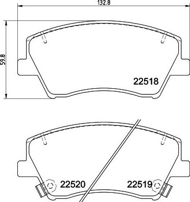 Тормозные колодки Nisshinbo. Артикул NP6162