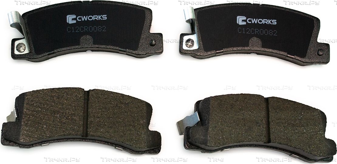 Тормозные колодки Cworks задние для Lexus RX I 1998-2003. Артикул C12CR0082