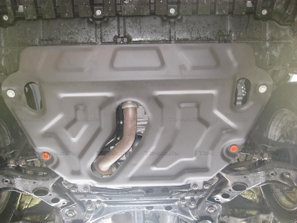 Защита алюминиевая "Alfeco" для картера и КПП Toyota Mark X ZiO 2WD/4WD 2007-2013. Артикул ALF.24.65al