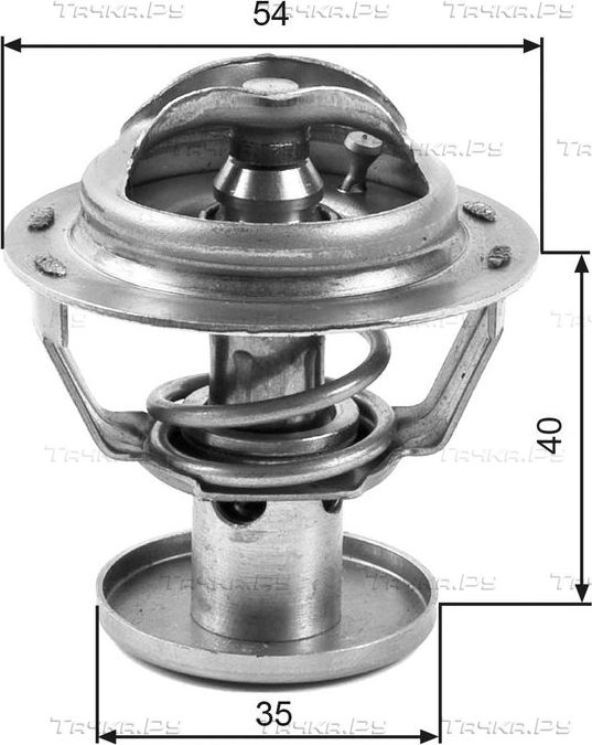 Термостат Gates для Mazda MPV II (LW) 1999-2005. Артикул TH32387G1
