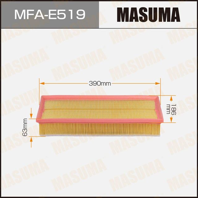 Воздушный фильтр Masuma. Артикул MFA-E519