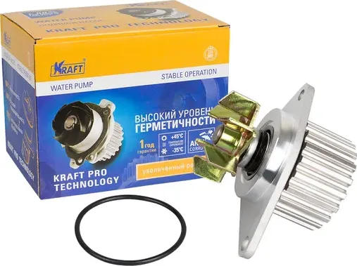 Насос водяной Citroen Berlingo (96-10) 1.1-1.4 / Peugeot 206 (98-07) (Kraft) Kraft. Артикул KT059366