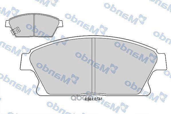 Колодки торм. (Mando). Артикул MBF015334