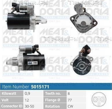 Стартер Meat & Doria для Hyundai Elantra IV (HD) 2005-2011. Артикул 5015171