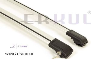 Багажник на рейлинги Erkul Wingcarrier V1 для Chevrolet Captiva 2006-2016 (Аэро-крыло дуги) СЕРЕБРИСТЫЙ. Артикул 03.WCA.01.06.V1.G