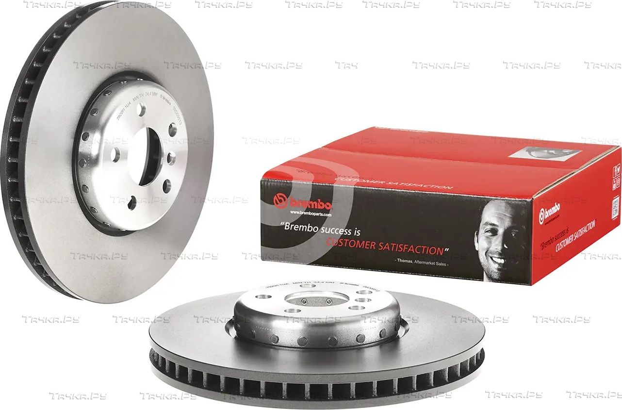 Тормозной диск Brembo PRIME LINE - Composite передний правый для BMW Z4 III (G29) 2018-2026. Артикул 09.D095.13