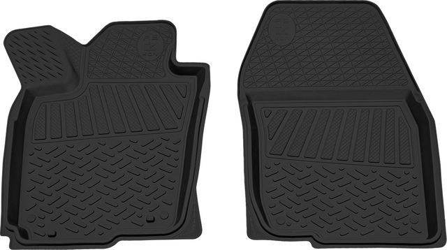 Коврики Rezkon резиновые передние для салона Toyota RAV4 IV 2013-2019. Артикул 1534035200