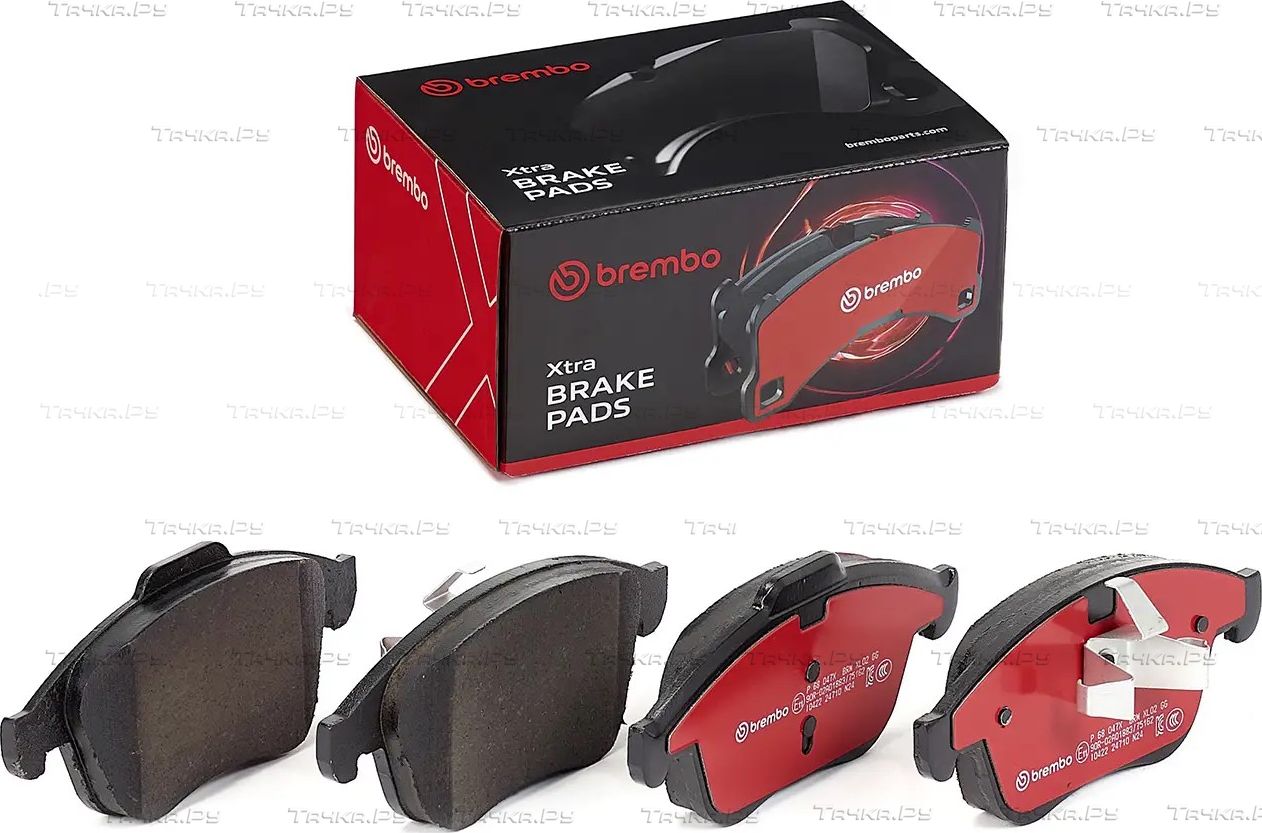 Тормозные колодки Brembo XTRA LINE передние для Renault Latitude I 2010-2015. Артикул P 68 047X