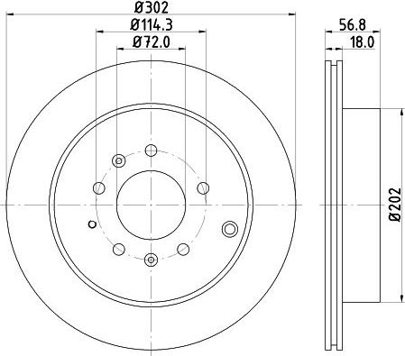 Тормозной диск Nisshinbo. Артикул ND5026K