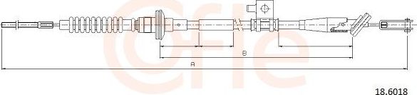 Трос сцепления Cofle для Suzuki Wagon R+ I 1998-2000. Артикул 92.18.6018