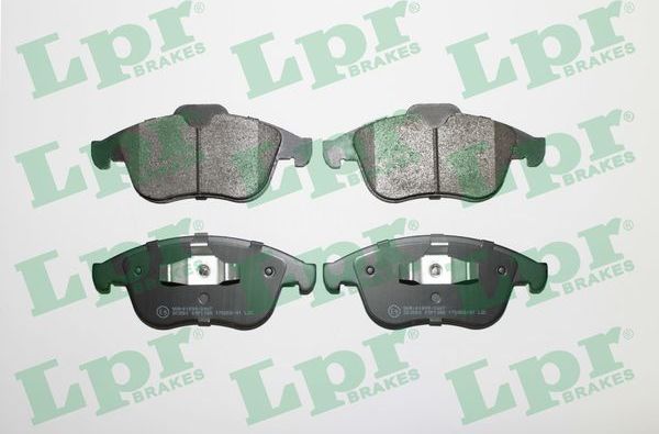Тормозные колодки LPR передние для Renault Laguna III 2007-2015. Артикул 05P1388
