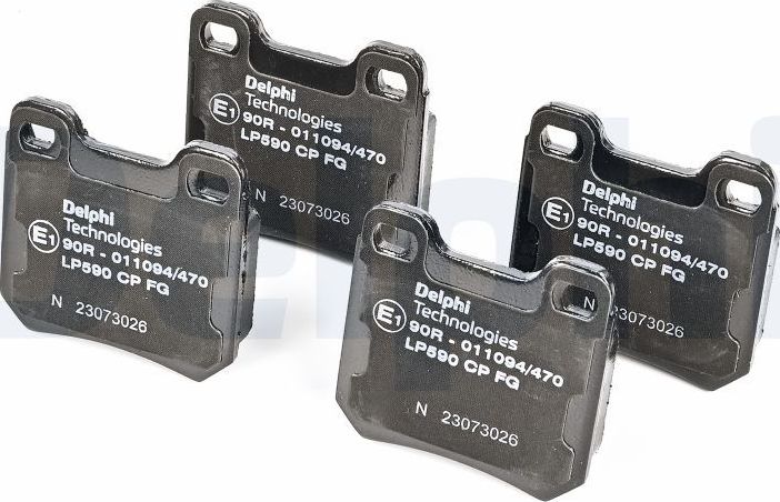 Тормозные колодки Delphi (органический). Артикул LP590