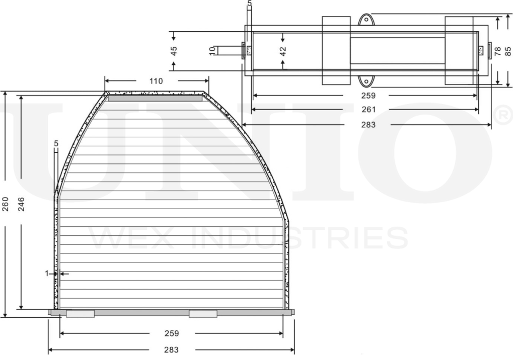 Фильтр салона (Unio). Артикул FLT-40073C