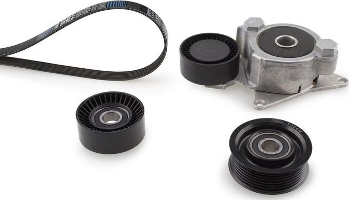 Приводной ремень поликлиновой с роликами (комплект) Gates Micro-V®. Артикул K017PK1370