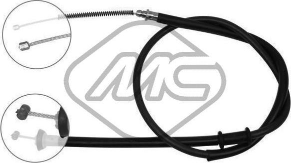 Трос ручника (тросик ручного тормоза) Metalcaucho. Артикул 82100