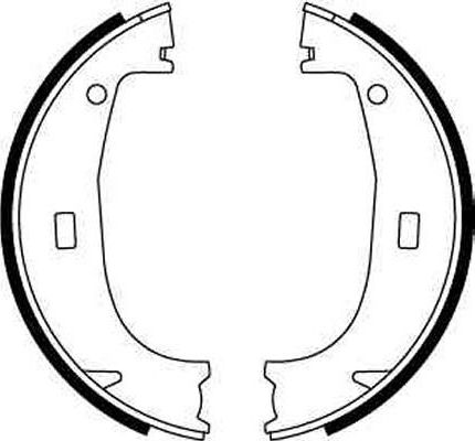 Тормозные колодки (стояночная тормозная система) TRW. Артикул GS8594