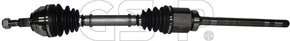 Полуось (привод в сборе, приводной вал) GSP передняя правая для Ford Kuga I 2008-2012. Артикул 250465