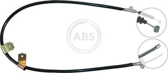 Трос ручника (тросик ручного тормоза) ABS. Артикул K11538