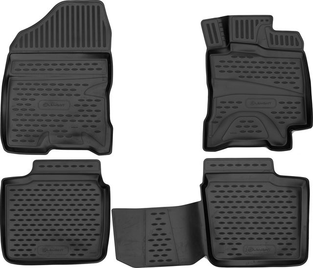 Коврики Element 3D для салона Toyota Allion (правый руль) T260 рестайлинг 2010-2026. Артикул ELEMENT3DA35239210