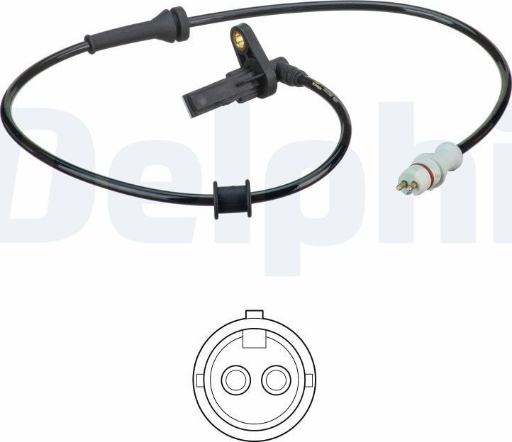Датчик ABS Delphi. Артикул SS20590