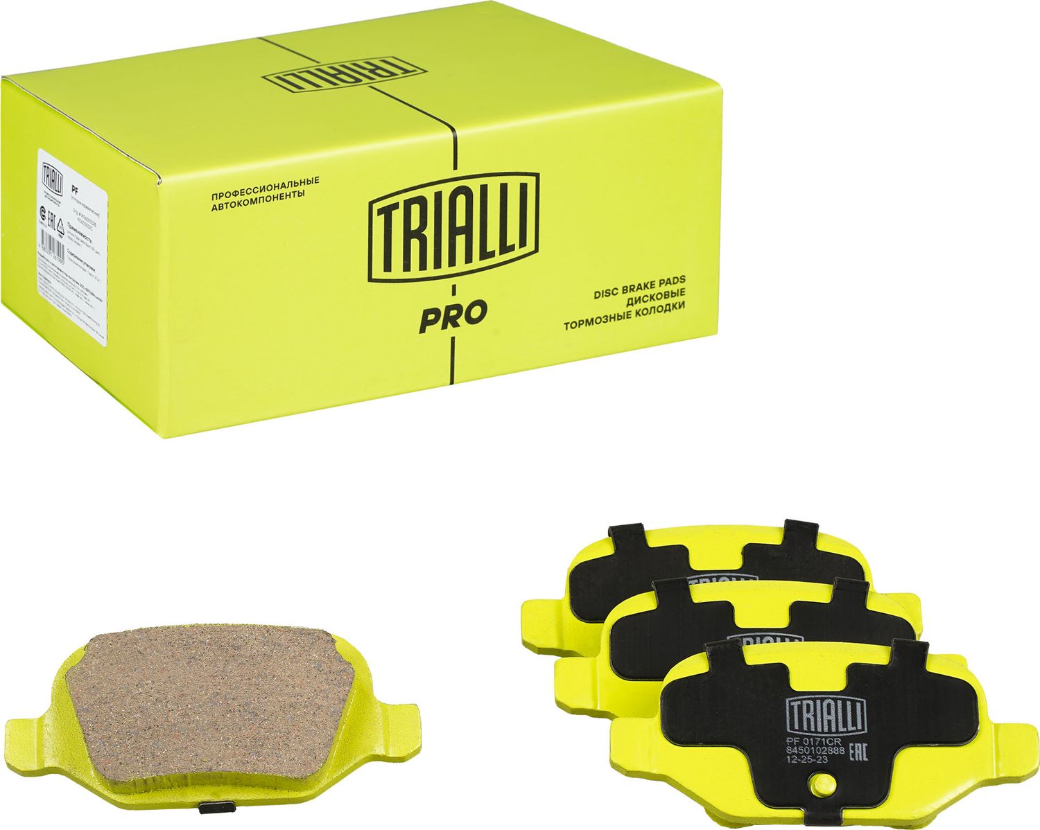 Тормозные колодки Trialli (Керамика). Артикул PF 0171CR