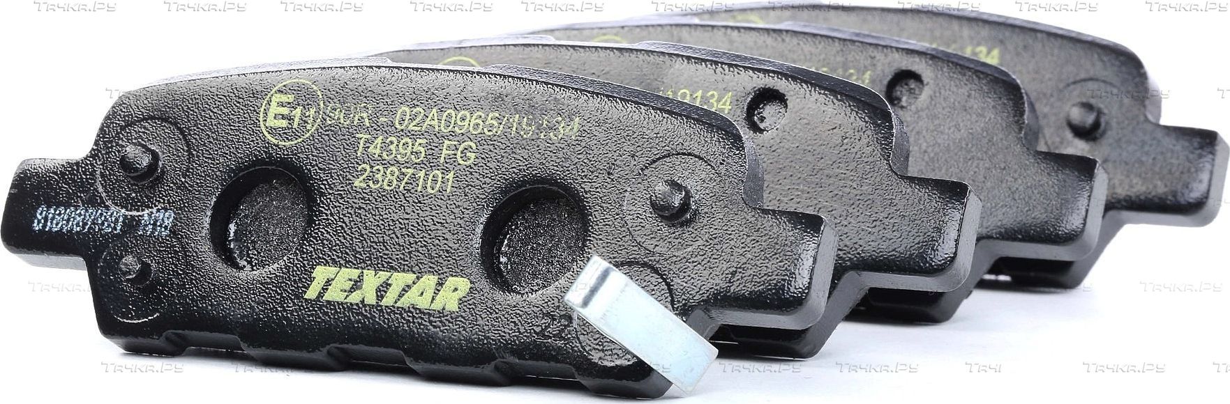 Тормозные колодки Textar задние для Nissan Tiida I 2007-2013. Артикул 2387101