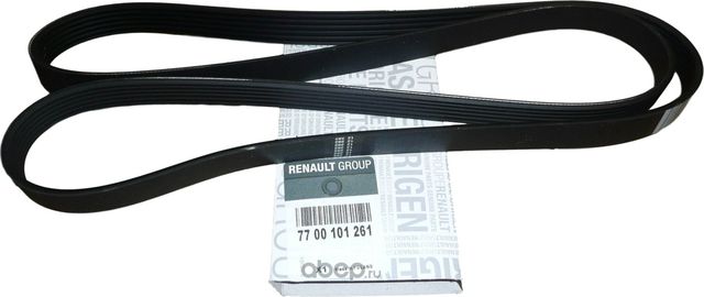 Приводной ремень поликлиновой Renault. Артикул 7700101261