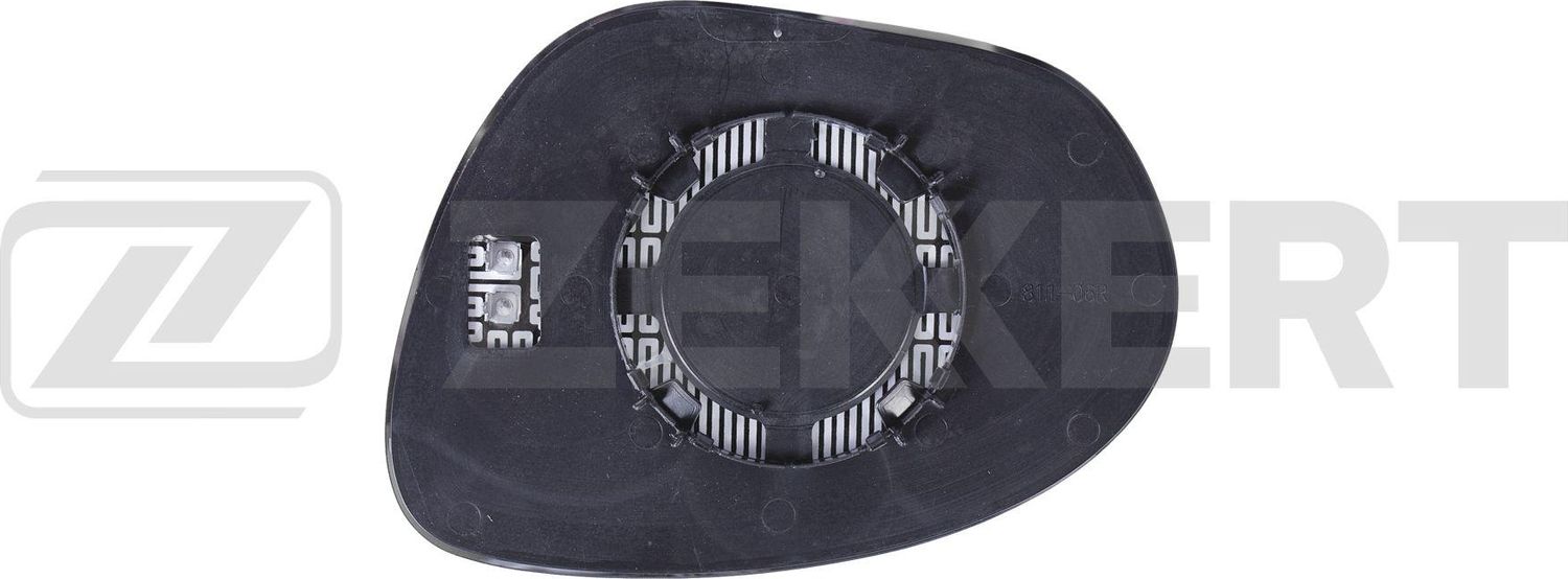 Зеркальное стекло бокового зеркала Zekkert. Артикул SP-1129