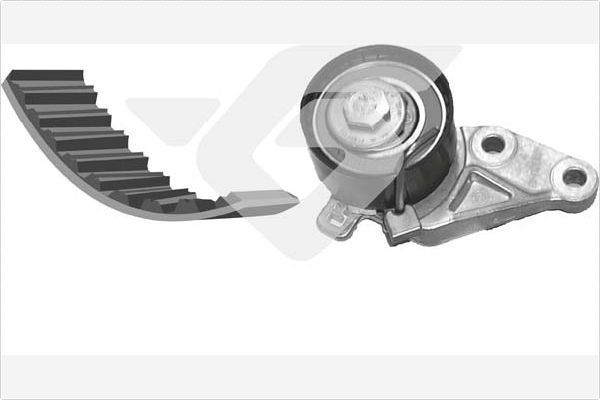 Ремень ГРМ с роликами (комплект) Hutchinson для Mazda 2 I (DY) 2003-2005. Артикул KH 140