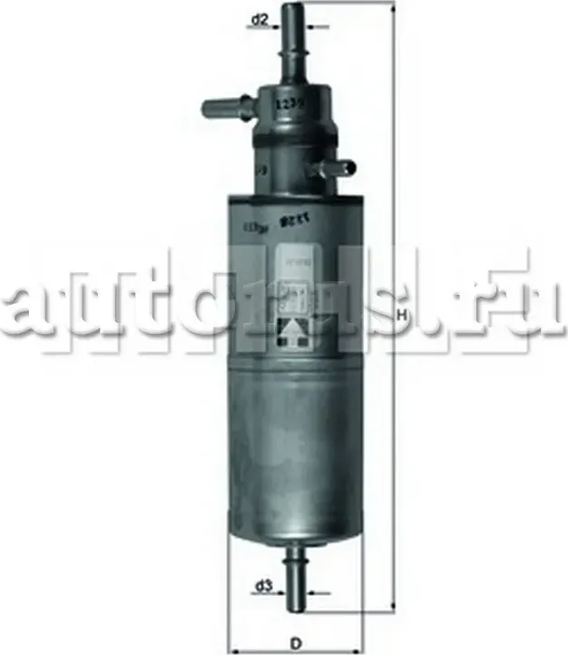 Фильтр топливный (Mahle/Knecht). Артикул KL438