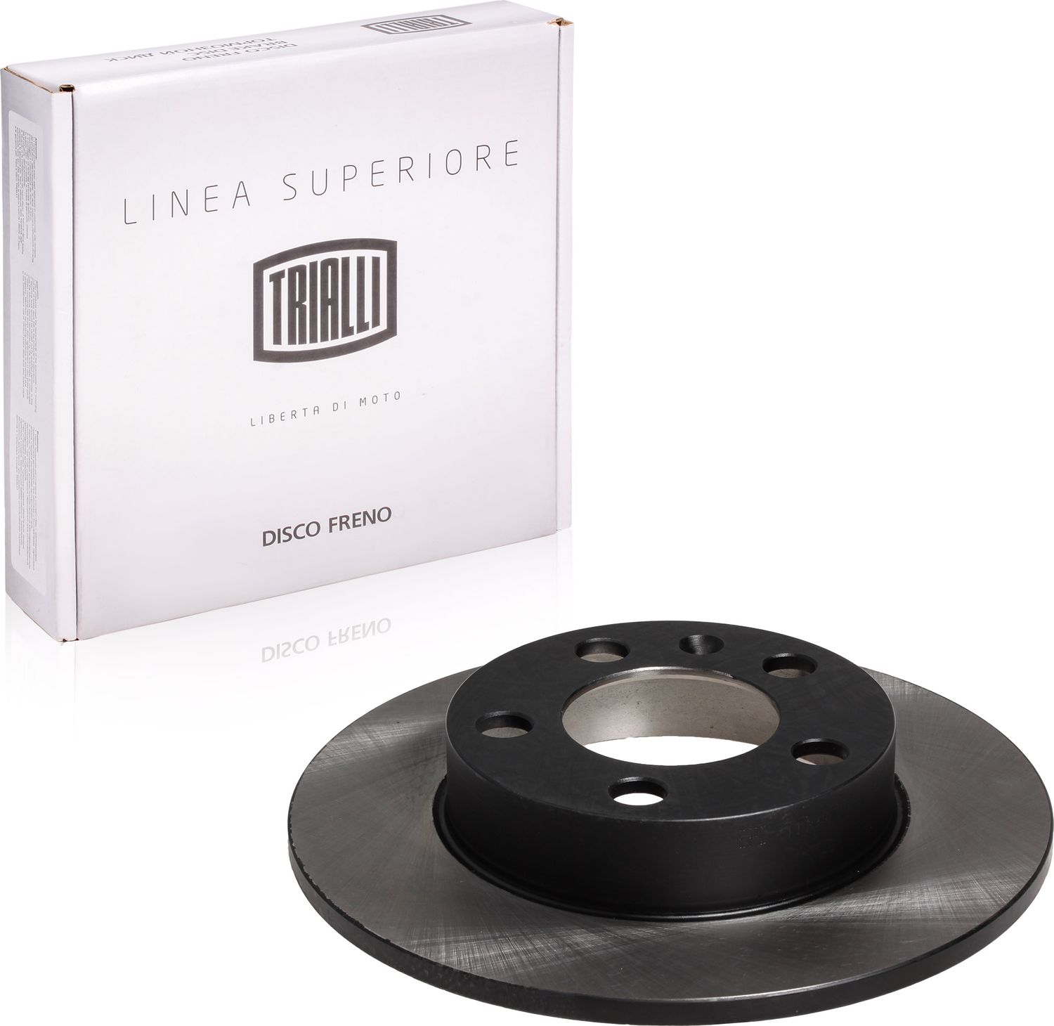 Тормозной диск Trialli задний для Volkswagen Polo V 2009-2026. Артикул DF 1802s