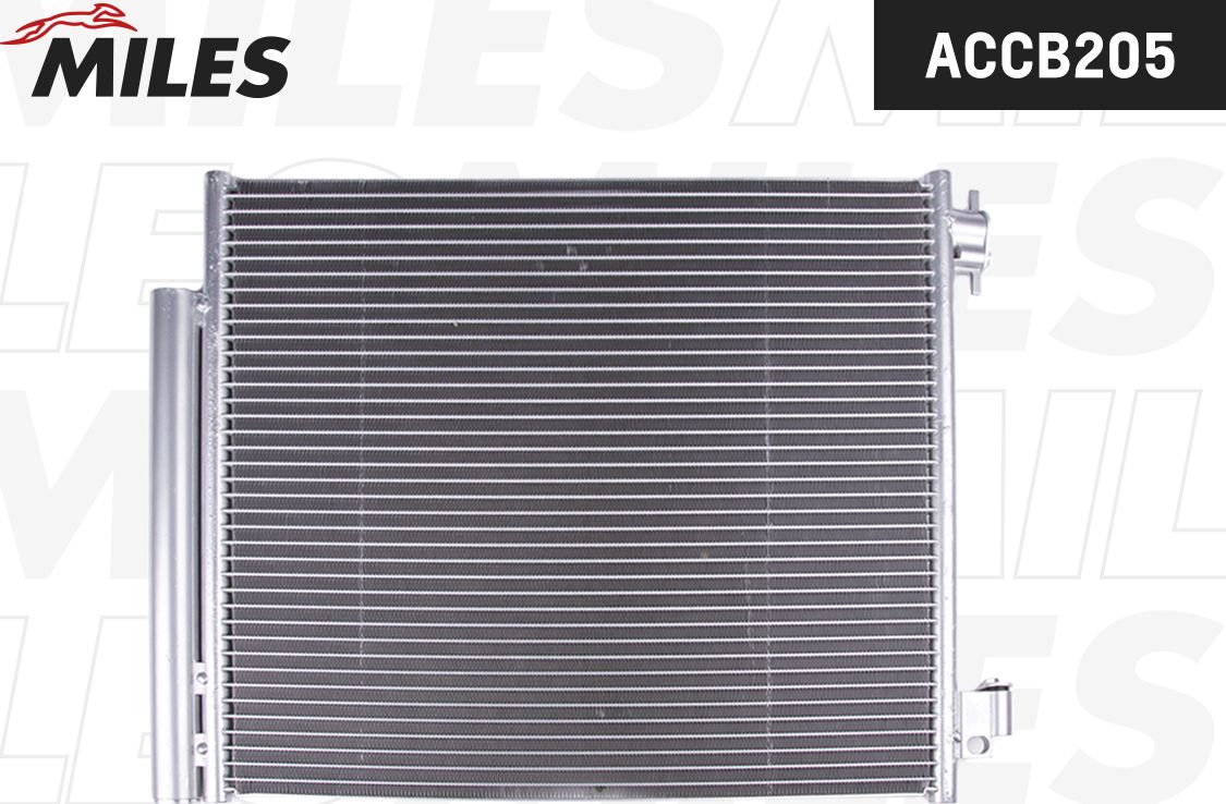 Радиатор кондиционера (конденсатор) Miles (алюминий). Артикул ACCB205
