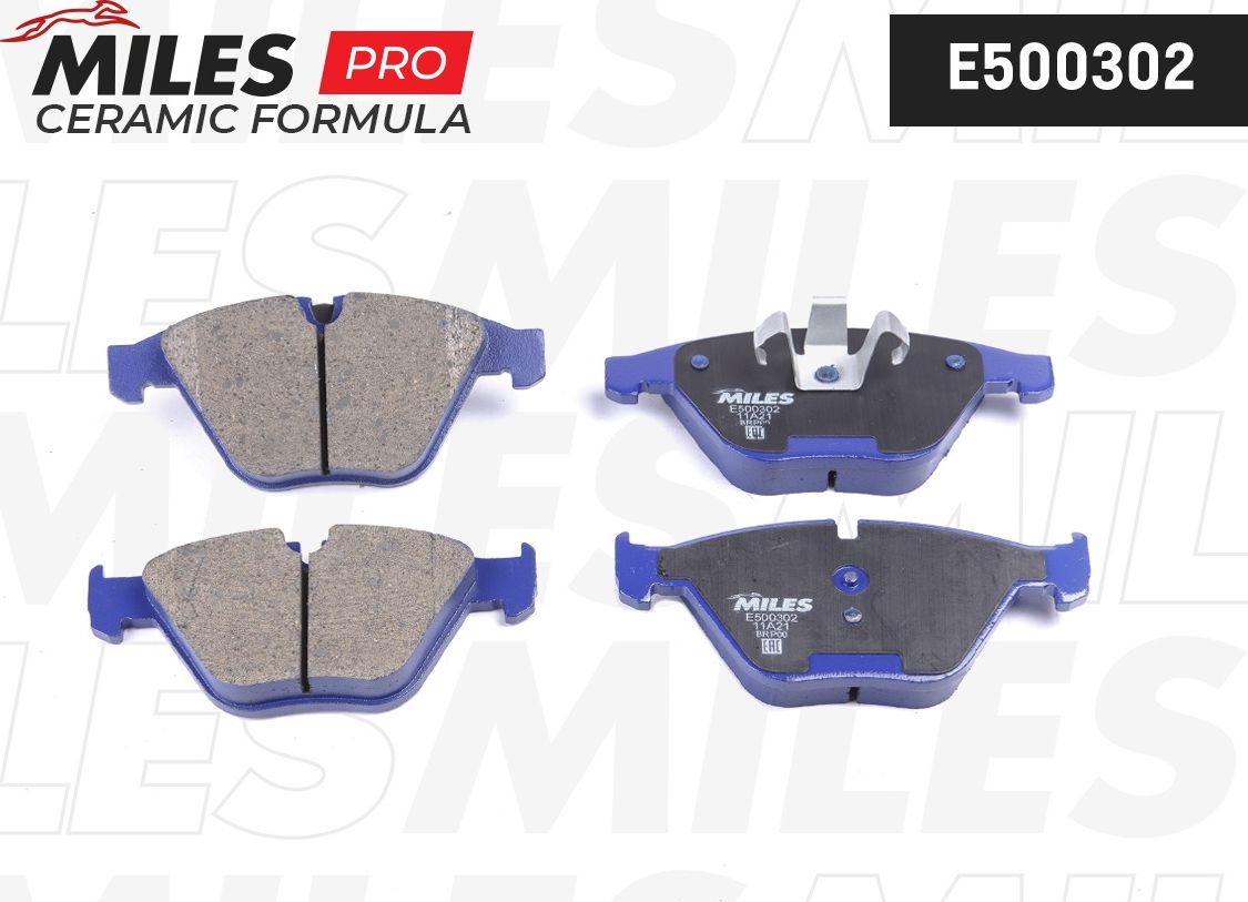 Тормозные колодки Miles (Керамика). Артикул E500302