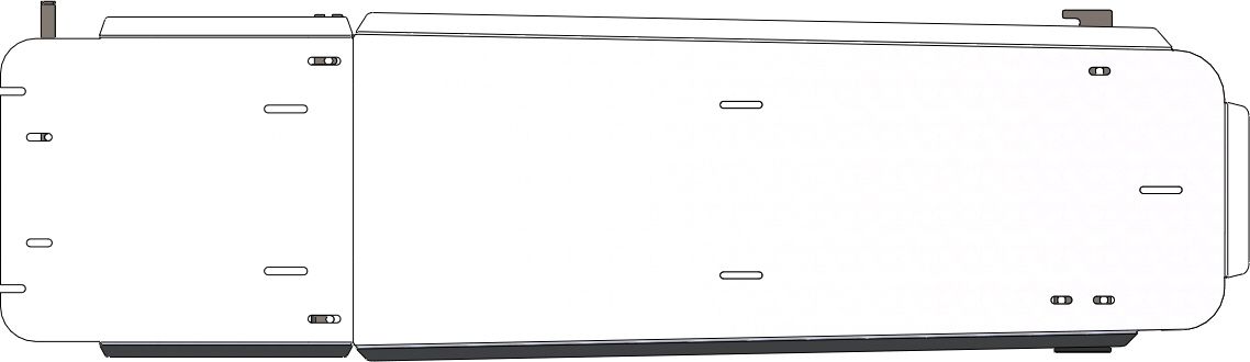 Защита алюминиевая АВС-Дизайн для топливного бака Cadillac Escalade IV ESV удлиненная версия 2017-2020. Артикул 04.37ABC