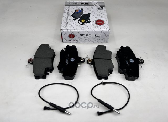Колодки тормозные дисковые | перед | (Trassavto). Артикул TRSCB011
