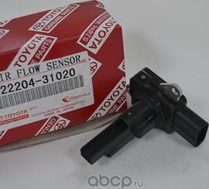 Датчик массового расхода воздуха (ДМРВ) Toyota для Toyota Yaris II 2007-2011. Артикул 2220431020