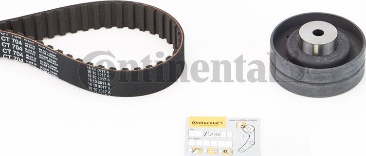 Ремень ГРМ с роликами (комплект) ContiTech. Артикул CT704K1