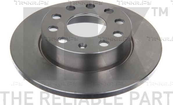 Тормозной диск NK задний для Volkswagen Golf VI 2007-2013. Артикул 204794