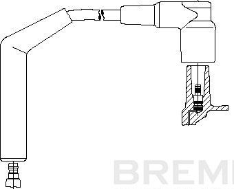 Высоковольтные провода (провода зажигания) Bremi. Артикул 3A37/33