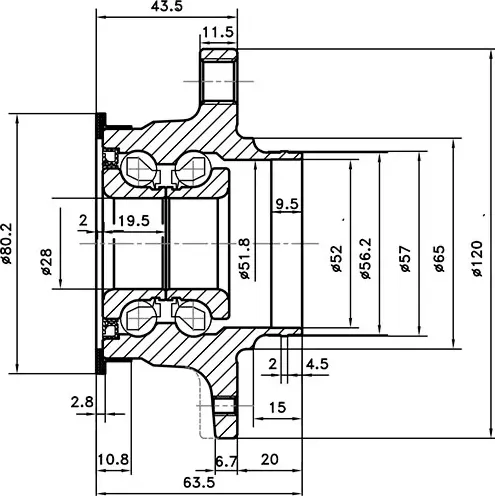 СТУПИЦА КОЛЕСА (Zikmar). Артикул Z89698R