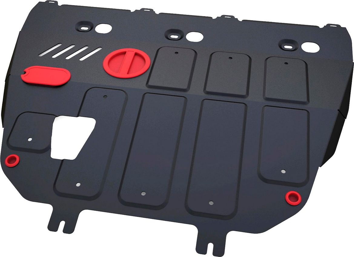 Защита АвтоБРОНЯ для картера и КПП DongFeng S30 2013-2017. Артикул 111.09301.1