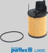 Масляный фильтр Purflux для Peugeot Partner II 2008-2018. Артикул L343C