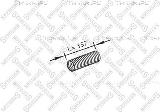 Гофра глушителя Stellox. Артикул 82-01656-SX