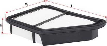 Воздушный фильтр Sakura для Honda Civic VIII 2008-2011. Артикул A-16820