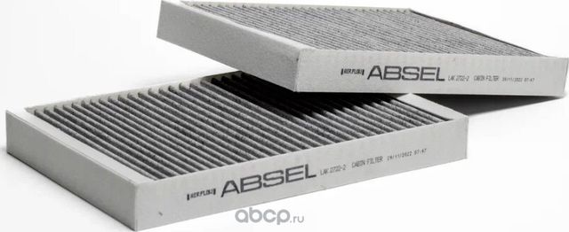 Фильтр салонный угольный (Absel). Артикул LAK27222