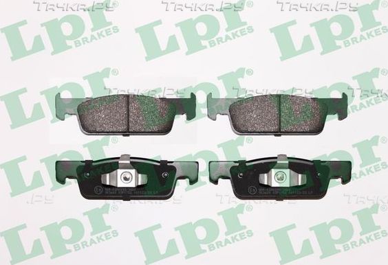 Тормозные колодки LPR задние для Toyota Sienna III 2010-2026. Артикул 05P1693