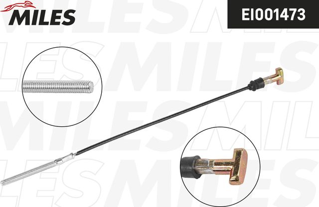 Трос ручника (тросик ручного тормоза) Miles передний для Toyota RAV4 III (XA30) 2005-2013. Артикул EI001473