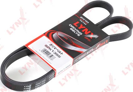 Приводной ремень поликлиновой LYNXauto для Opel Meriva A 2004-2010. Артикул 5PK1355
